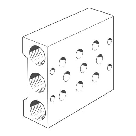 Festo Manifold Block PRS-1/4-3 PRS-1/4-3